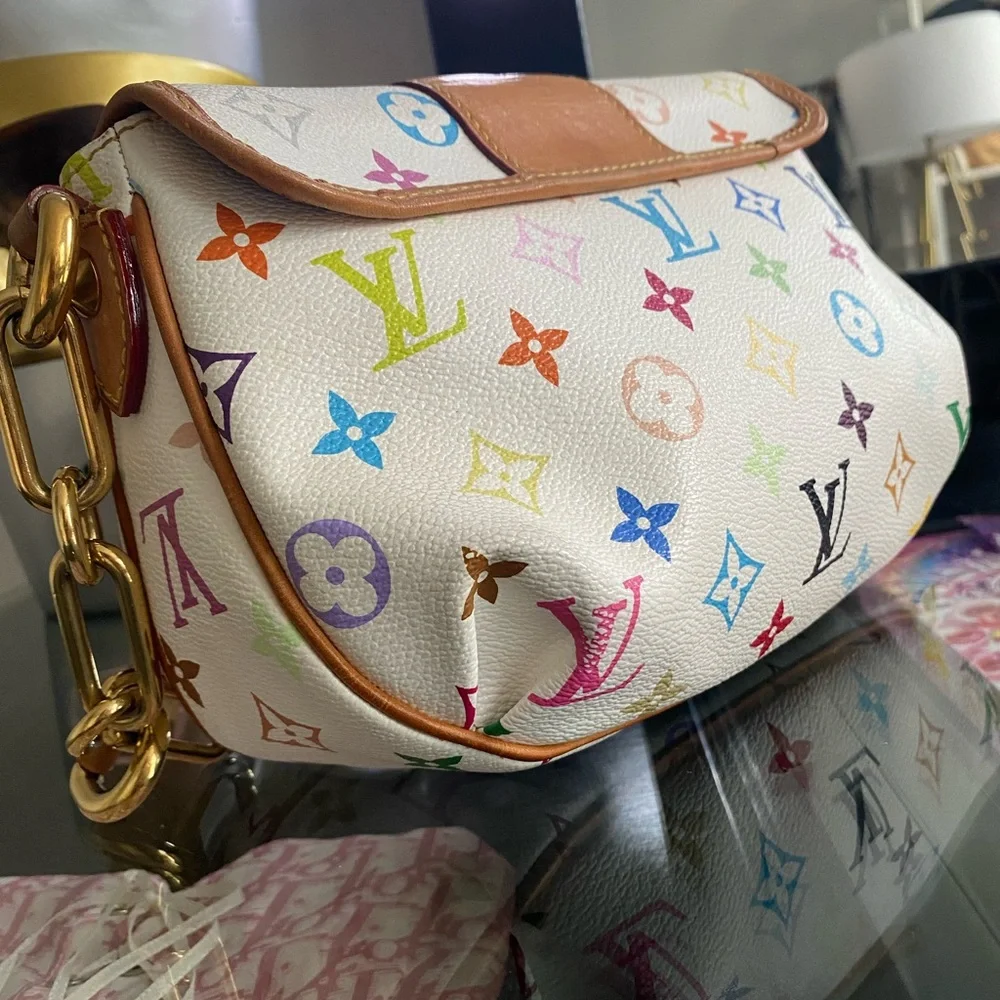 Louis Vuitton Multicolor Monogram Patti Shoulder Bag - Picture 7 of 16